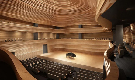 Concert halls and theaters